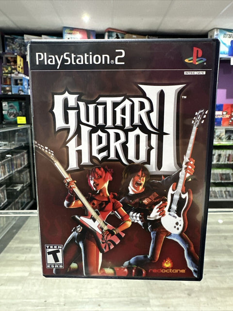 Guitar Hero II (Sony PlayStation 2, 2006) PS2 CIB Complete Tested!