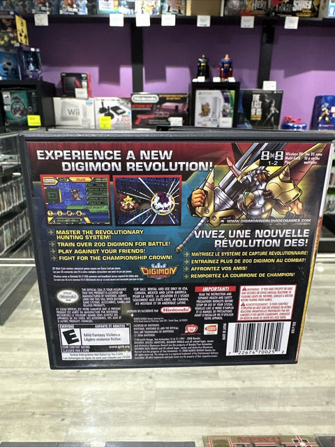 Digimon World Championship (Nintendo DS, 2008) CIB Complete Tested