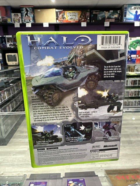 Halo: Combat Evolved (Microsoft Original Xbox, 2001) OG Xbox CIB Complete