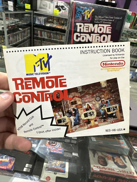 Remote Control (Nintendo Entertainment System, 1990) NES CIB Complete Tested!