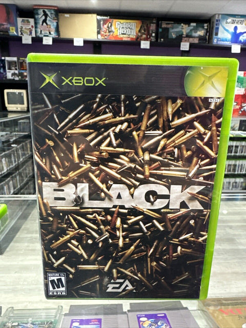 Black (Microsoft OG Xbox, 2006) CIB Complete Tested!