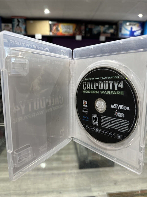 Call of Duty 4: Modern Warfare PS3 (Sony PlayStation 3, 2008) Tested!