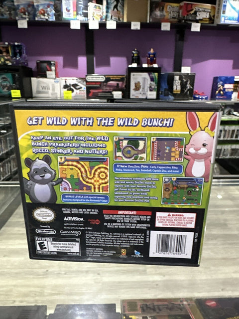 Zhu Zhu Pets 2: Featuring the Wild Bunch (Nintendo DS, 2010) Complete