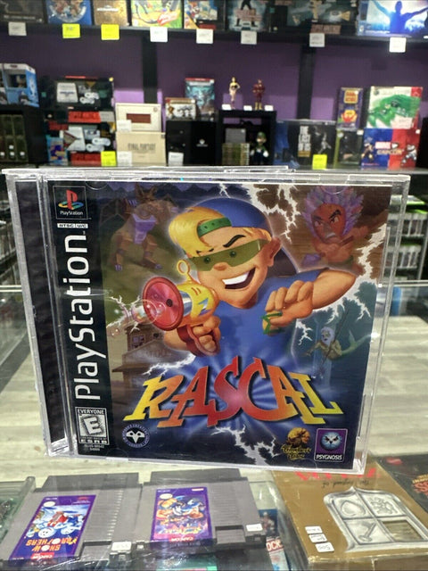 Rascal (Sony PlayStation 1, 1998) PS1 CIB Complete Tested!