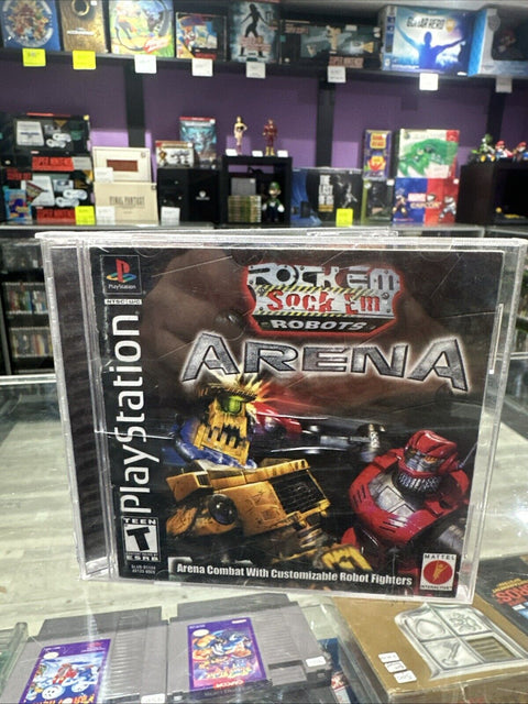 Rock 'Em Sock 'Em Robots Arena (Sony PlayStation 1, 2000) PS1 CIB Complete