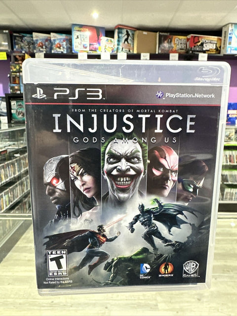 Injustice: Gods Among Us (Sony PlayStation 3, 2013) PS3 CIB Complete Tested!