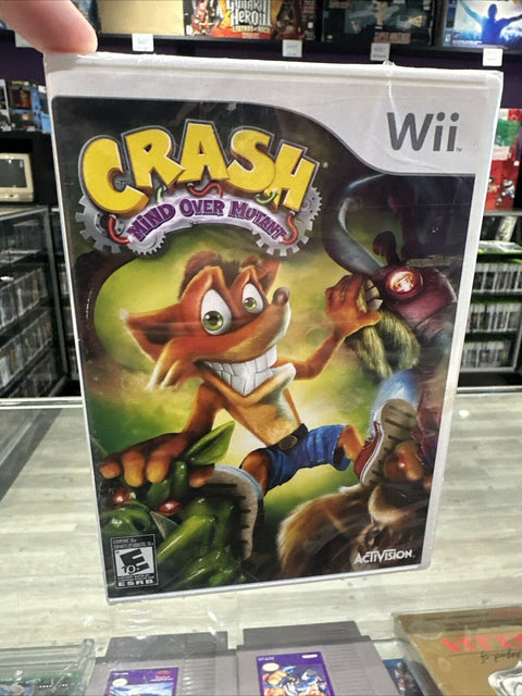 NEW! Crash: Mind Over Mutant (Nintendo Wii, 2008) Factory Sealed!