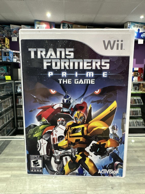 Transformers Prime: The Game (Nintendo Wii, 2012) CIB Complete Tested!