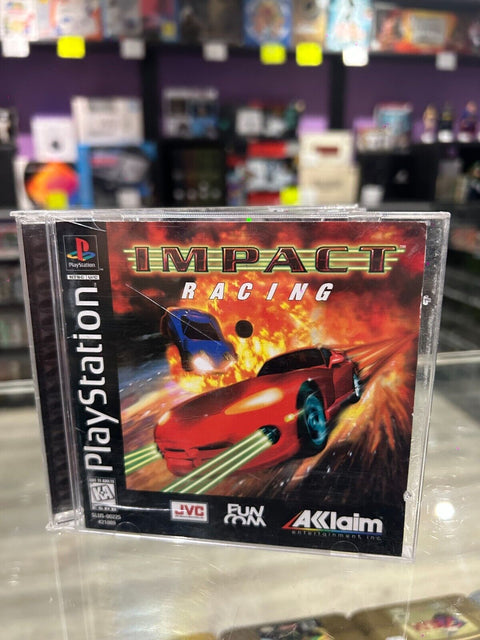 Impact Racing (Sony PlayStation 1, 1996) CIB Complete Tested!