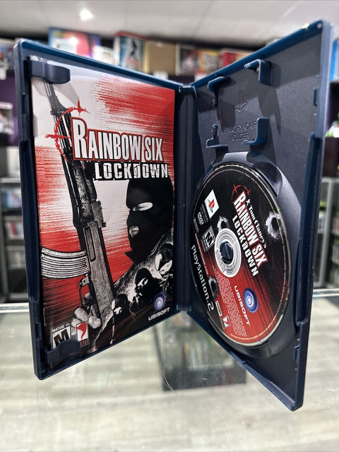 Tom Clancy's Rainbow Six: Lockdown (Sony PlayStation 2, 2005) PS2 Complete