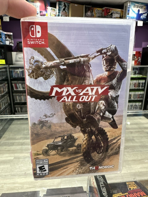 NEW! Mx Vs Atv All Out - Nintendo Switch Factory Sealed!