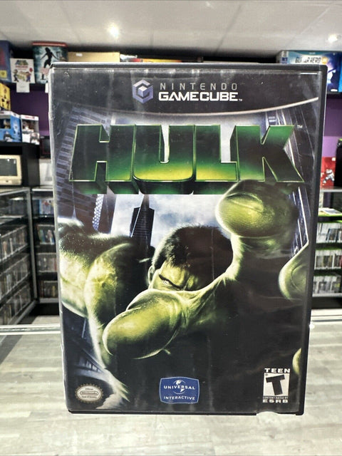 Hulk (Nintendo GameCube, 2003) No Manual - Water Damaged Artwork - Tested!