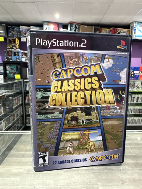 Capcom Classics Collection (Sony PlayStation 2, 2005) PS2 CIB Complete Tested!