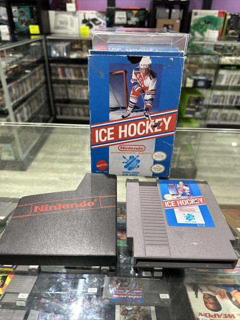 Ice Hockey (Nintendo NES) In Box - Tested!