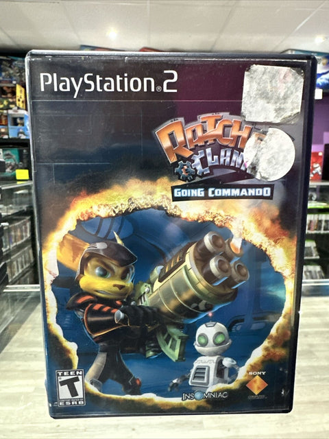 Ratchet & Clank: Going Commando (Sony PlayStation 2, 2003) PS2 Tested!