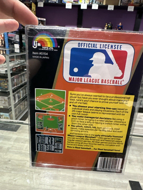 Major League Baseball (Nintendo Entertainment System,) NES CIB Complete Tested!