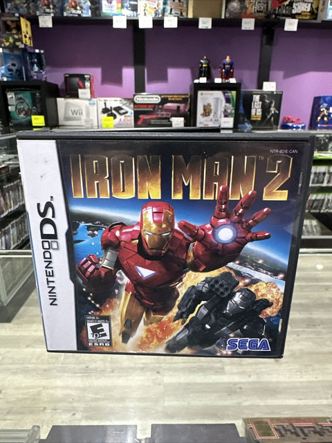 Iron Man 2 (Nintendo DS, 2010) CIB Complete Tested!