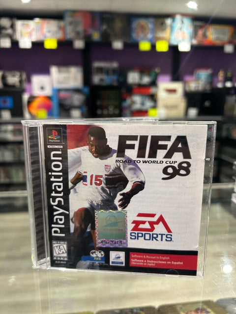 FIFA Road To World Cup 98 (Sony PlayStation 1, PS1 1997) CIB Complete Tested!