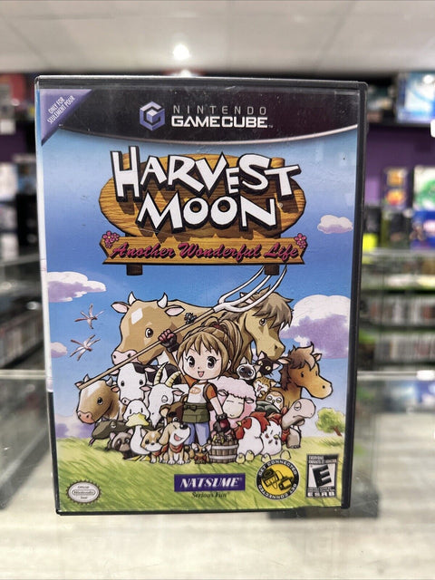 Harvest Moon: Another Wonderful Life (Nintendo GameCube, 2005) Box / Case Only