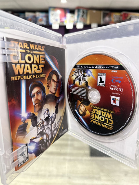 Star Wars Clone Wars Republic Heroes (PlayStation 3) PS3 Complete Tested!