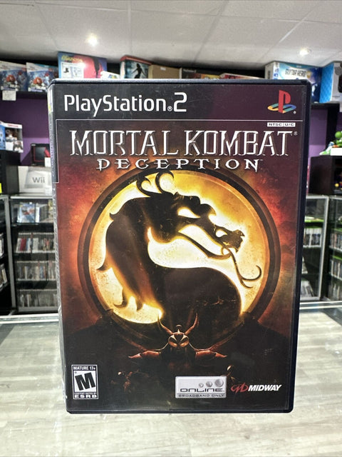 Mortal Kombat: Deception (Sony PlayStation 2, 2004) PS2 CIB Complete Tested!