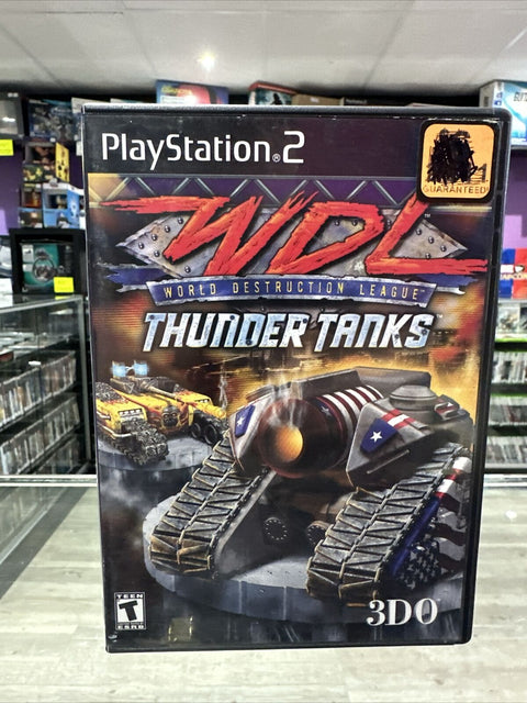 World Destruction League: Thunder Tanks (Sony PlayStation 2, 2000) PS2 Complete