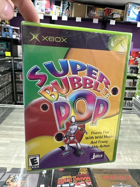 NEW! Super Bubble Pop (Microsoft Original Xbox, 2002) Sealed *Ripped Plastic*