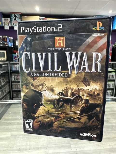 History Channel: Civil War -- A Nation Divided (Sony PlayStation 2) PS2 Complete