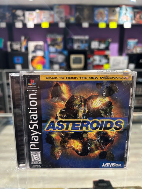 Asteroids (Sony PlayStation 1, 1998) PS1 CIB Complete Tested!