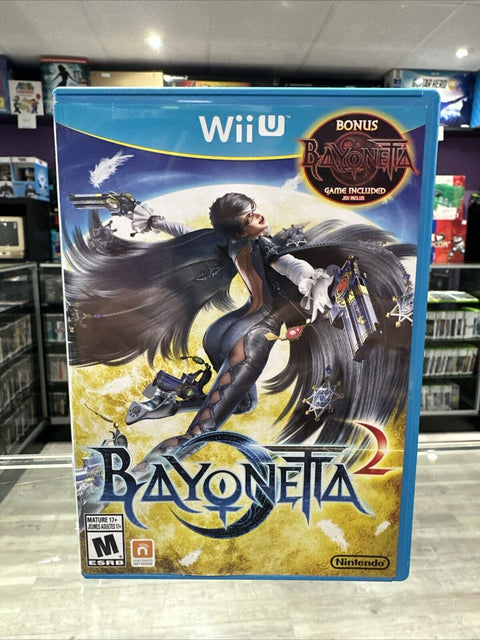 Bayonetta 2 w/ Bayonetta 1 (Nintendo Wii U, 2014) CIB Complete Tested!