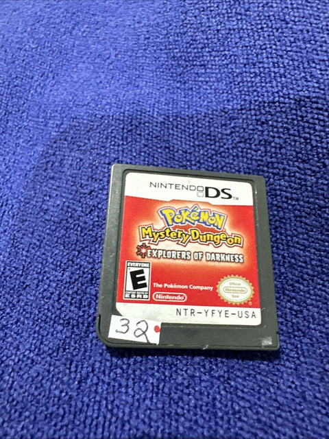 Pokemon Mystery Dungeon: Explorers of Darkness (Nintendo DS, 2008) Tested!