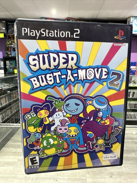 Super Bust-A-Move 2 (Sony PlayStation 2, 2002) PS2 CIB Complete Tested!