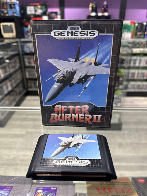 After Burner II (Sega Genesis, 1990) No Manual - Tested!