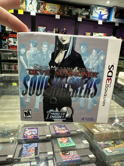 NEW! Shin Megami Tensei Devil Summoner Soul Hackers CD Bundle (Nintendo 3DS)