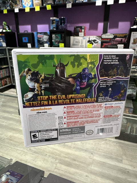 Teenage Mutant Ninja Turtles (Nintendo 3DS, 2013) CIB Complete Tested