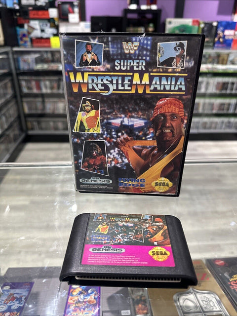 WWF Super WrestleMania (Sega Genesis, 1992) No Manual Tested!