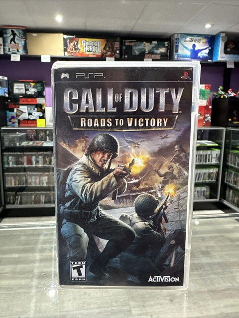 Call of Duty: Roads to Victory (Sony PSP, 2007) CIB Complete Tested!