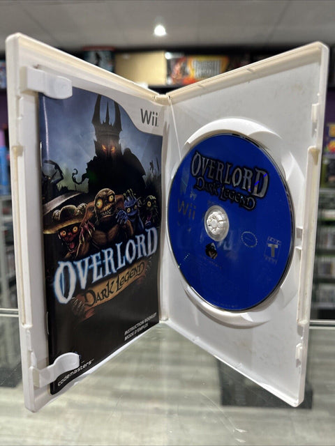 Overlord Dark Legend (Nintendo Wii, 2009) CIB Complete Tested!