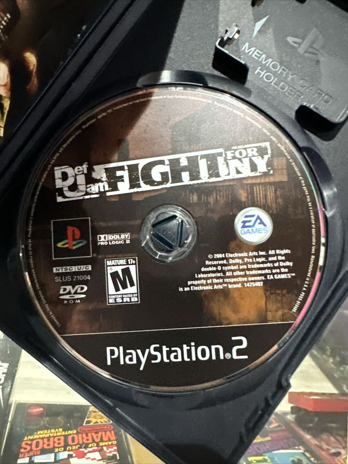 **TESTED AND WORKING!** Def Jam Fight for NY Black Label Sony Playstation authentic 2 PS2