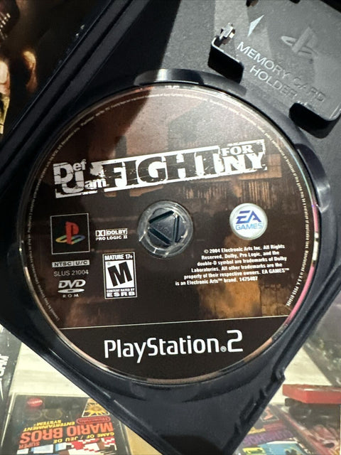 Def Jam: Fight for NY - Black Label (Sony PlayStation 2) PS2 CIB Complete Tested