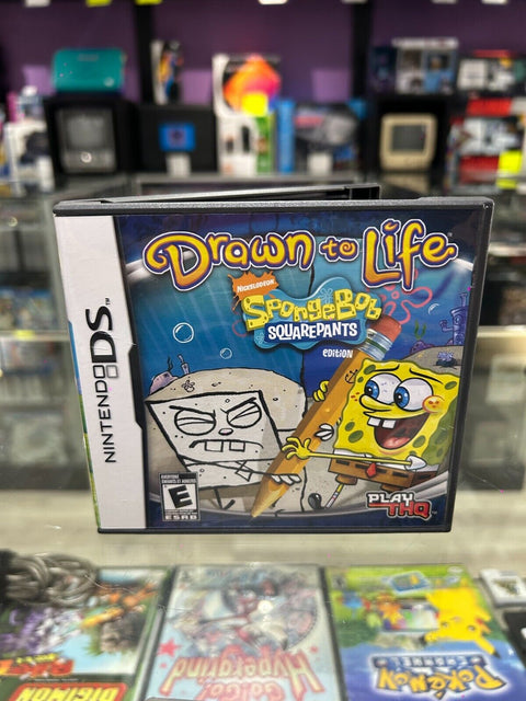 Drawn to Life SpongeBob SquarePants Edition (Nintendo DS) CIB Complete Tested!