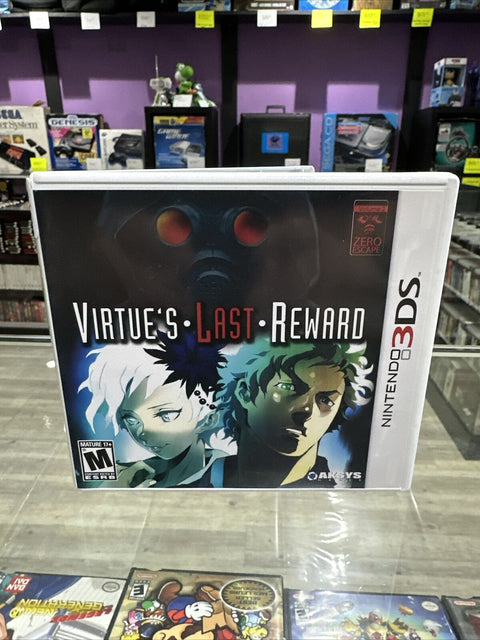Zero Escape: Virtue's Last Reward (Nintendo 3DS, 2012) CIB Complete Tested!