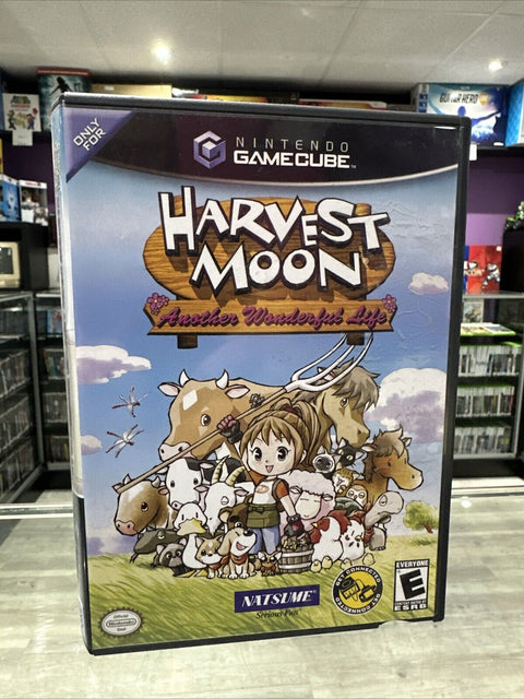 Harvest Moon: Another Wonderful Life (Nintendo GameCube, 2005) Complete Tested