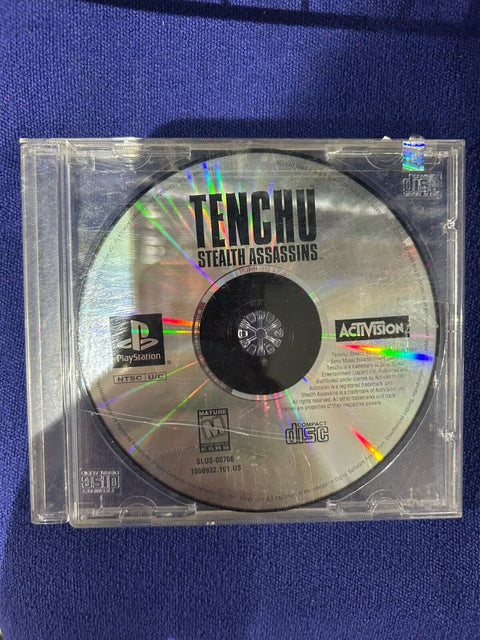 Tenchu: Stealth Assassins (Sony PlayStation 1, 1998) PS1 Disk Only Tested!