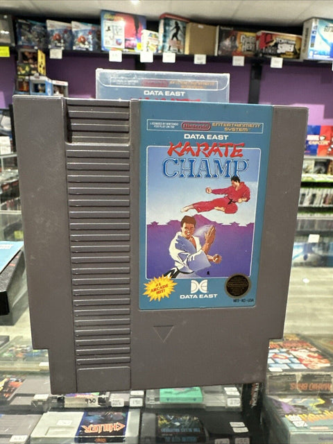 Karate Champ (Nintendo NES) CIB Complete Tested - 5-Screw