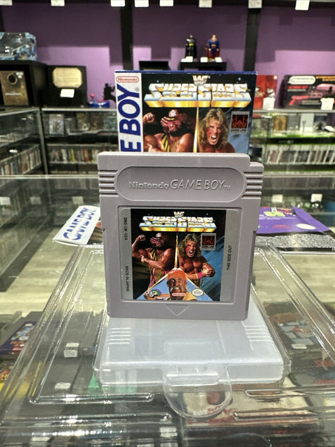 WWF Superstars (Nintendo Game Boy, 1991) CIB Complete Tested!