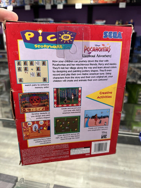 Pocahontas Riverbend Adventure - Sega Pico - CIB Complete Tested!