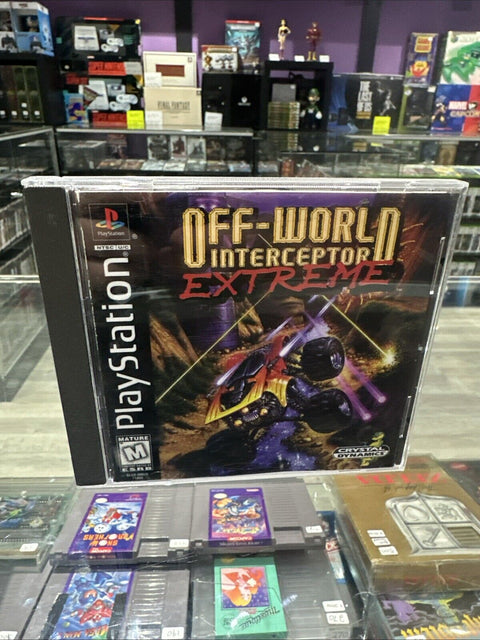 Off-World Interceptor Extreme (Sony PlayStation 1, 1995) PS1 CIB *Manual Damage*