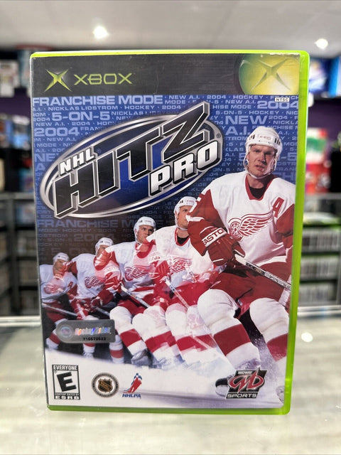 NHL Hitz Pro (Microsoft OG Xbox, 2003) CIB Complete Tested!