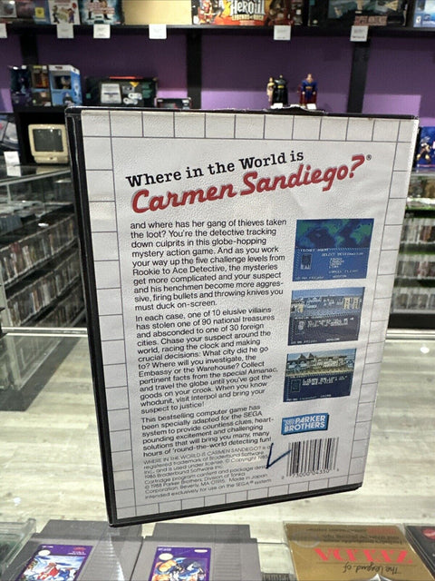 Where In The World Is Carmen Sandiego - Sega Master System - Tested!